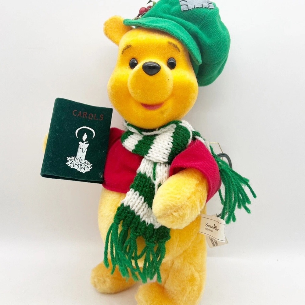 Vintage 90s Disney Winnie The Pooh Animatronic‎ Christmas Ornament Holiday Decor